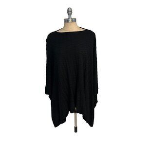 Lululemon Divinity Poncho Black Color Shawl Wrap One size